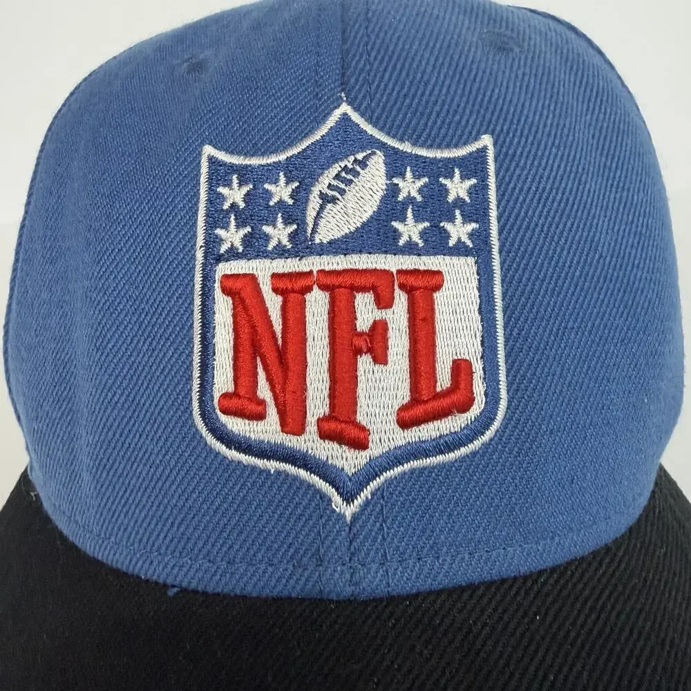 Men's Adult Reebok NFL Shield Logo Football Blue Snapback Hat Cap